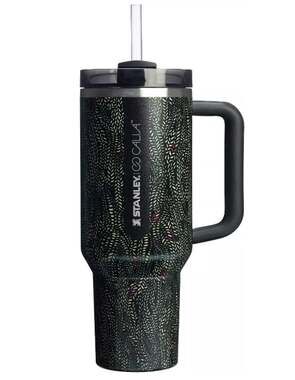 Stanley x CALIA 40 oz. Quencher H2.0 FlowState Tumbler - Black Serpent
